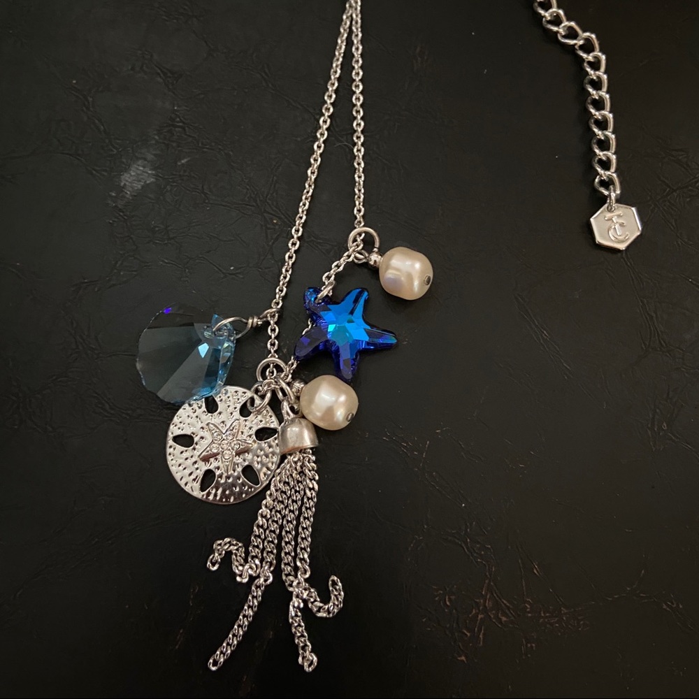 Touchstone crystal by the seas necklace